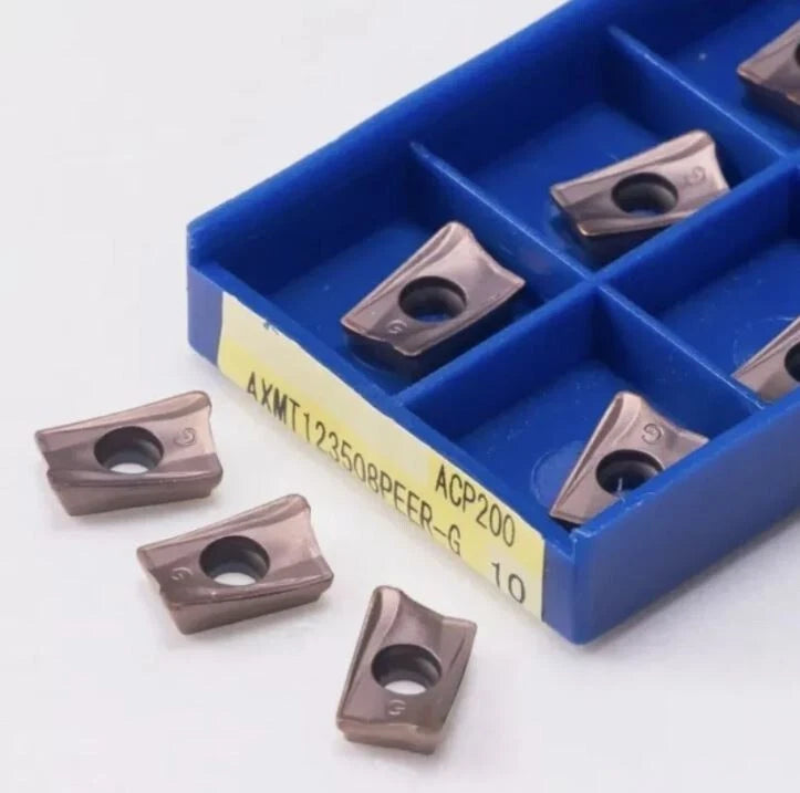 10pcs /pack AXMT123508PEER-G ACP200 Carbide milling inserts AXMT 123508