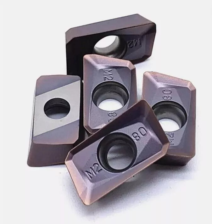 10Pcs APMT1604PDER-M2 Carbide Inserts APKT1604 25R0.8 Indexable Blades
