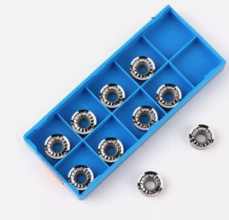 For Aluminum RPGT1204MO-AK N01 Carbide-milling Inserts Cutter Blade R6 circular